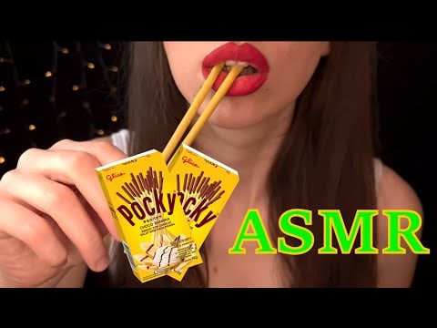 ASMR | Eating Pocky Sticks | Extreme Crunchy Sounds | No Talking | Lady M. ASMR