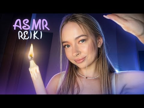 ASMR Reiki for Sleep 🌙 Aura Cleaning + Rain Sounds | Deep Relaxation #asmr #reiki 