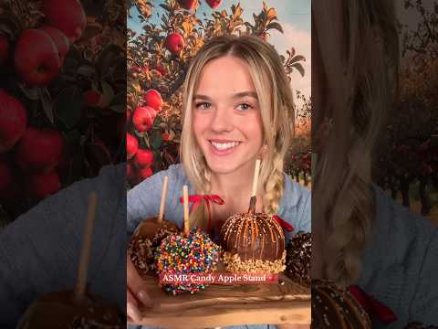 #asmr Candy Apple Stand 🍎 #asmrsounds #asmreating #candy #asmrcommunity #asmrvideos