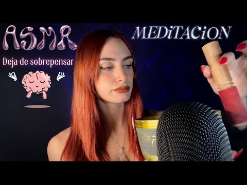 ASMR MEDITACIÓN GUIADA para CALMAR MENTE y CUERPO✨(cuenco tibetano) Asmr Español Argentina