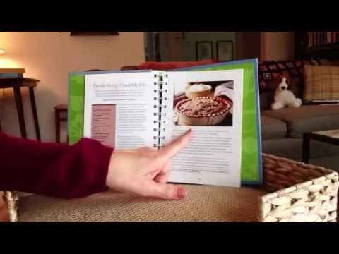 ASMR Pie Cookbook, turning pages; soft spoken.