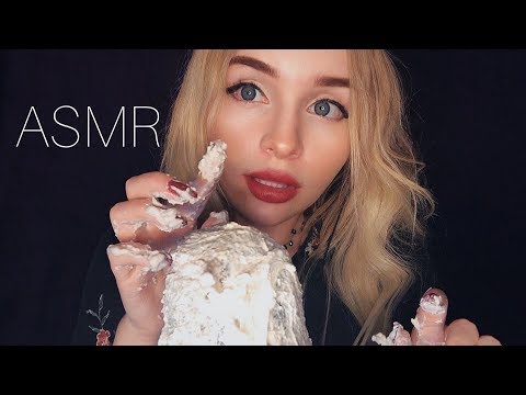 ASMR Shaving Cream On Mic 🤤 / Tingly sounds/ АСМР Пена для бритья на микрофоне