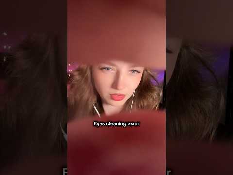 Eyes cleaning asmr #asmr #asmrsounds #asmrrelax #asmrsleep #relax #tingles #asmrvideo