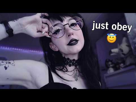 asmr ☾ glasses on = i'm right, so do what i say 🫵🏻