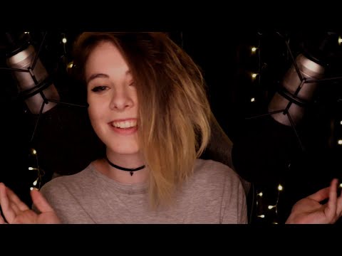 ASMR | unintelligible whispering & finger fluttering - rain, mouth sounds, close up