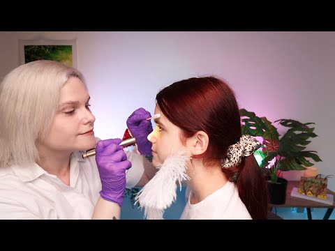 A Real Person ASMR Face Exam & Facial Sensitivity Test