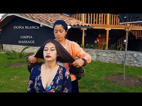 DOÑA BLANCA, SPIRITUAL CLEANSING & HEAD MASSAGE, HAIR BRUSHING, ASMR, مساج