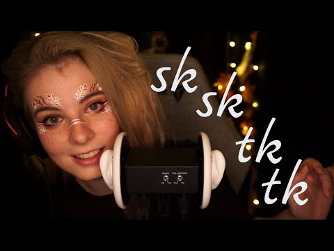 ASMR | sksk & tktk sounds in your ears - rain, no talking