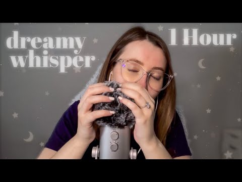 ASMR 💤 1 HOUR of Dreamy Whispers & Fluffy Mic Brain Massage