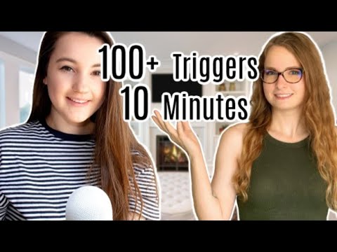 ASMR | 100+ TRIGGERS IN 10 MINUTES | Ft. Moosetonic ASMR