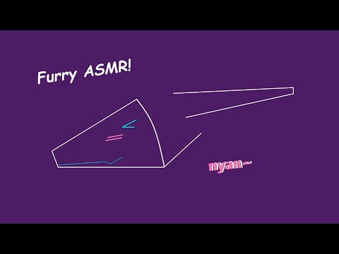 [Furry ASMR] meowing and nyan.