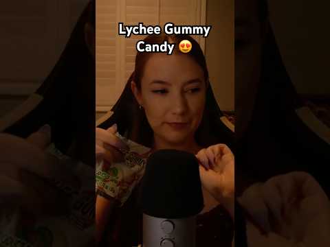 ASMR ♡ Eating  Lychee Gummy Candy  #relax #asmr #asmreating  #mouthwhisper