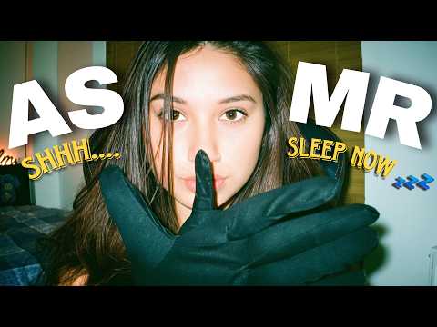 ASMR Shh Shh With Satin Gloves 💤 Positive Affirmations & Relaxation