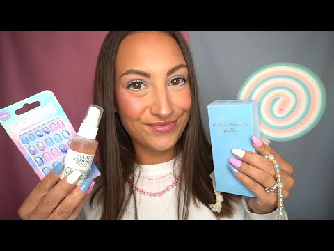 ASMR Light Pink, Light Blue & White Triggers 💗💙🤍