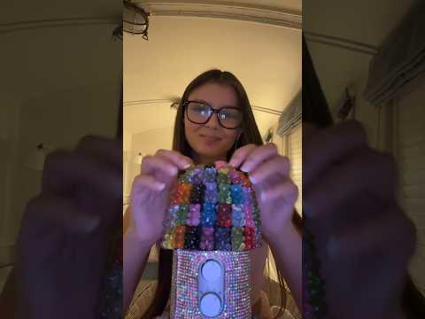 ASMR Gummy bear mic cover #asmr #tingles #relax #asmrtriggers #asmrvideos #tapping #asmrtingles