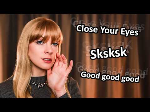 ASMR Echo Trigger Words for Sleep 💤 Ear to Ear Whispers, Eyes Closed, Binaural, Guided Meditation