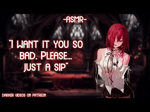 [ASMR] [ROLEPLAY] ♡thirsty vampire is desperate for blood♡ (binaural/F4A)