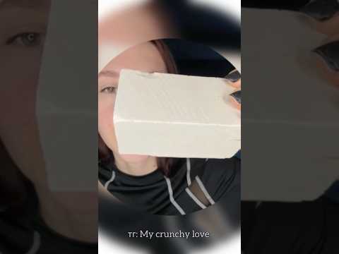 Хруст из ТГ❤️МЕЛОВОЙ КИРПИЧИК ВОЛОКОНОВКА 2 и паста из глины Красная соль/ Wet chalk with paste