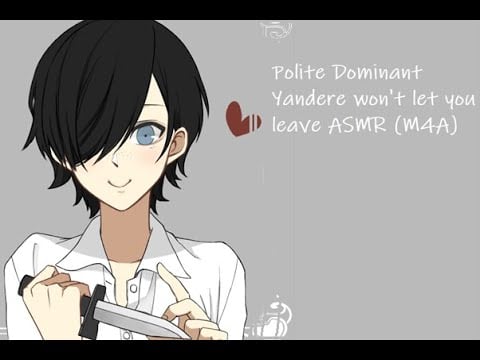 Polite dominant yandere won't let you leave ASMR (M4A)