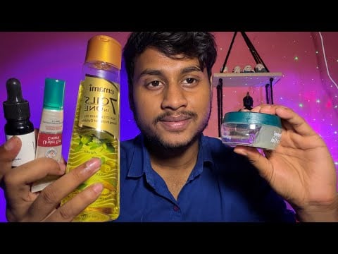 ASMR Let Me Take Care of You  Skincare, Face & Shoulder Massage 😴