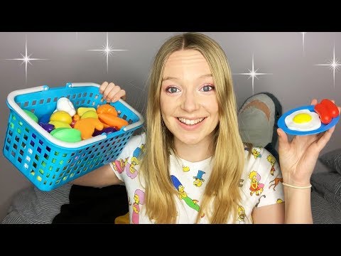 ASMR Fake Food Tapping and Whispering