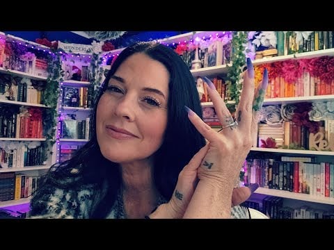 ASMR- Box Breathing (Hand Movements w/Extra Long Nails, Counting, Etc)