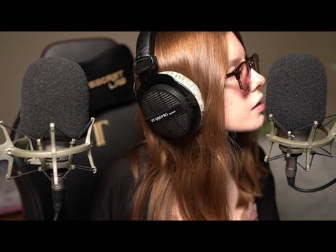 ASMR Mouth Sounds (+ Rain & Thunder Sounds)