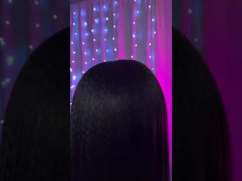 hair trim with tiny scissors ☺️ #asmr #shorts