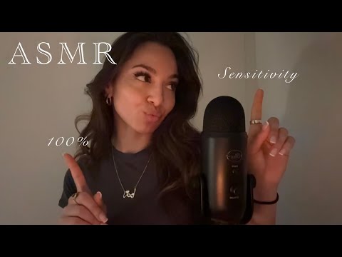 ASMR | 100% Sensitivity ~ whisper ramble with intense mouth sounds ⚠️