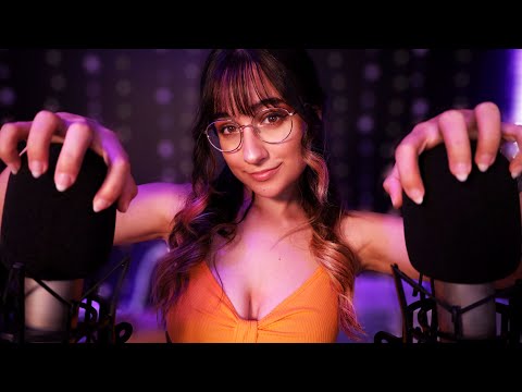 ASMR | Ear-to-Ear Soft & Slow Mic Scratching 💖 (with Close Whispers)