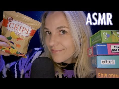 ASMR FR 🎲 Chit Chat ASMR - Présentation de mini jeux de société trop cool !