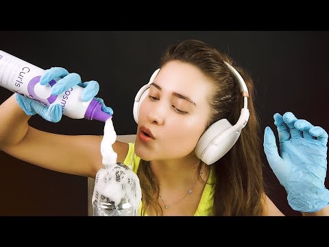 Terapia espumosa antiestrés para dormir | ASMR Español | Asmr with Sasha