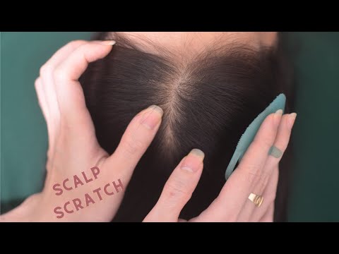 ASMR Tingly Hair Sounds With Head Scratching & Hair Combing For Relaxation