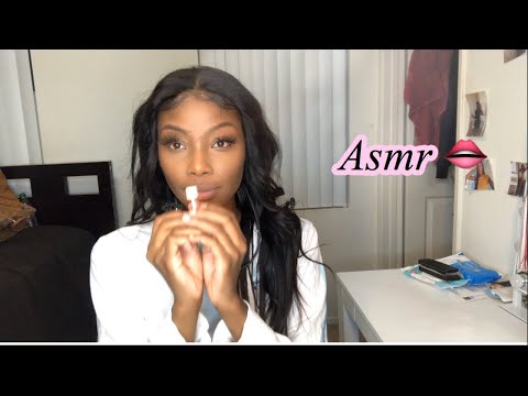 ASMR{Applying Chapstick}w/mouth sound 👄
