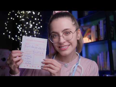 ASMR Doctor’s Checkup (your tummy hurts)