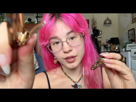 ASMR Clipping back your hair