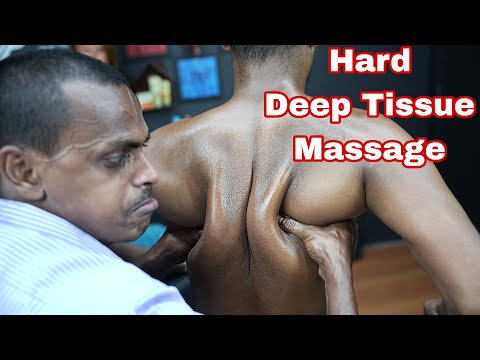 Unique Deep Tissue Massage ASMR With Back Body Cracking By Strong Wrist Barber | Neck Cracking ASMR