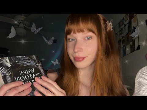 FAST ASMR!! ✩ (Book Haul, Vinyl Tracing, Sticky Tapping, Whisper Rambles)