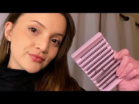 ASMR LASH DESIGN | POV: você quer colocar cílios volume russo