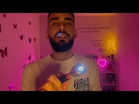 ASMR FR - Examen des yeux de la concentration (Fast) 👀