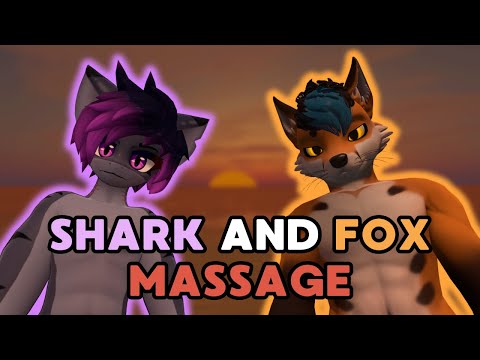 [Furry ASMR] Shark and Fox Give You a Tingly and Relaxing Massage on the Beach 🤍