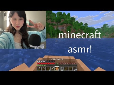 MINECRAFT ASMR ⋆˙⟡⛏️ whispered & soft spoken, peaceful exploring 🛌 ~
