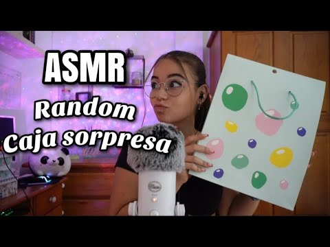 ASMR UNBOXING CAJA SORPRESA📦🫢 | CAJA MISTERIOSA⁉️ (tapping) | ASMR en español para dormir | Pandasmr