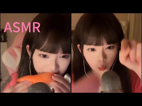 ASMR Relax Shop｜弹舌 木勺 保鲜膜 口红手势引导 胡萝卜 海浪音 海绵体 20250060