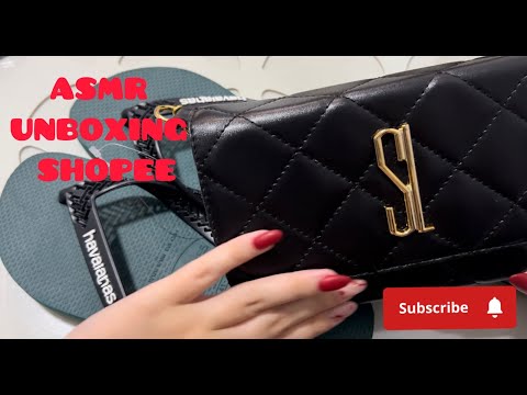 ASMR - Unboxing da Shopee #asmr #shopee #relaxar