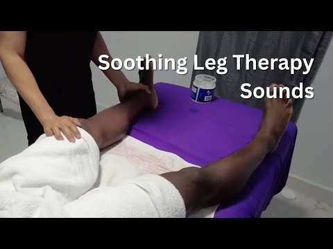 [ASMR] Front Leg Massage | Relaxing Spa Technique | No Talking