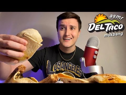 ASMR Mukbang | My FIRST TIME Eating Del Taco 😳🌮