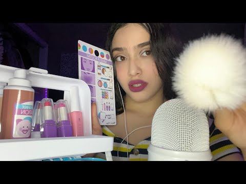 ASMR- TE HAGO TU MAQUILLAJE 💄 CON MAQUILLAJE  DE JUGUETE - ROLEPLAY/ SONIDOS RELAJANTES PARA DORMIR