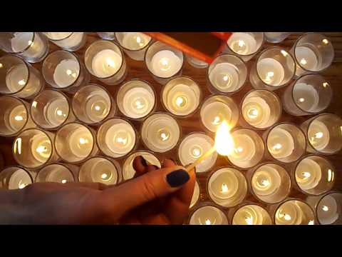 ASMR Lighting 50 Candles (NO TALKING)