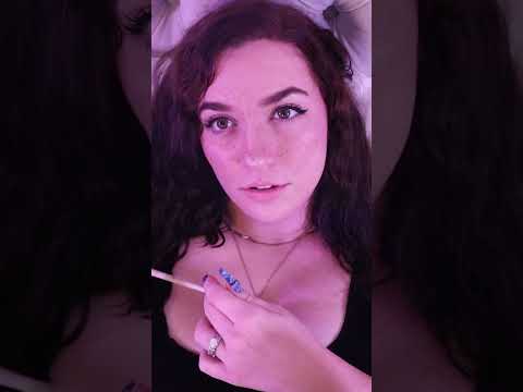 brushing ur face & my face with a tiny brush!! #asmr #sleep #asmrtriggers